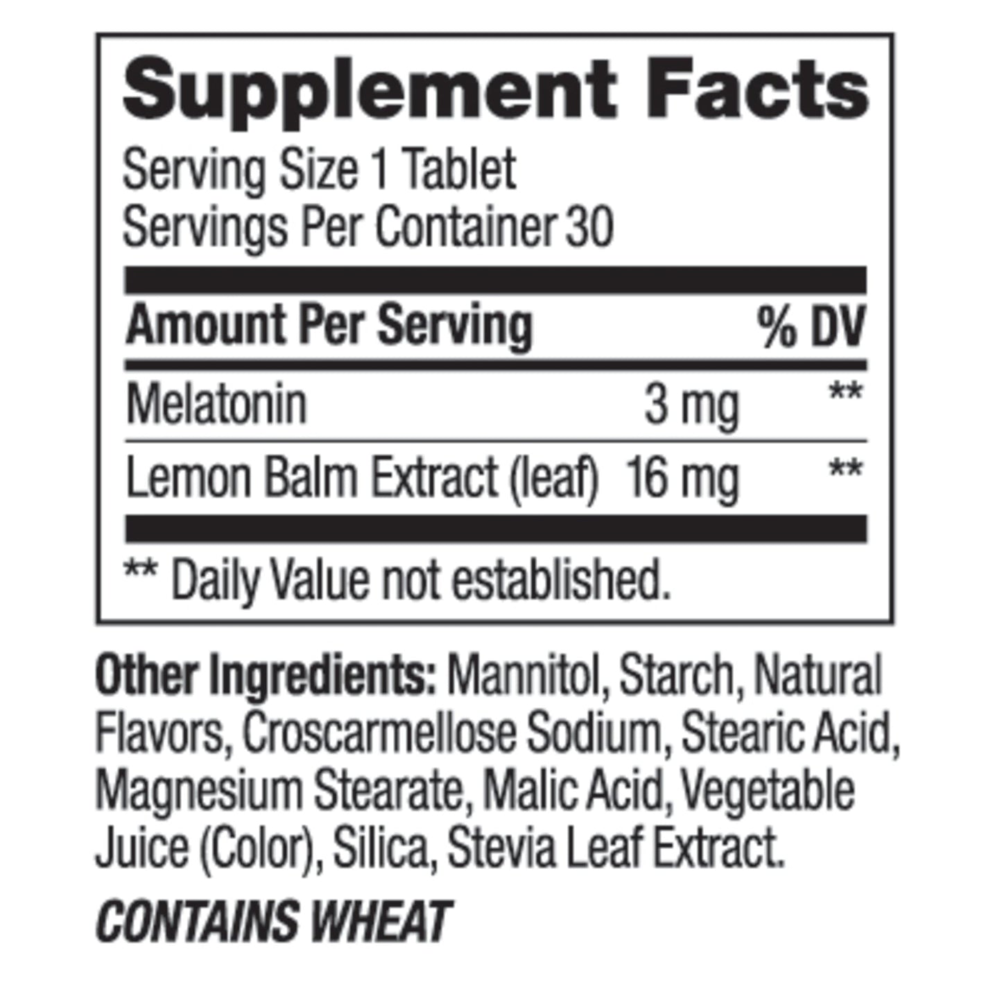 Fast Dissolves Sleep
