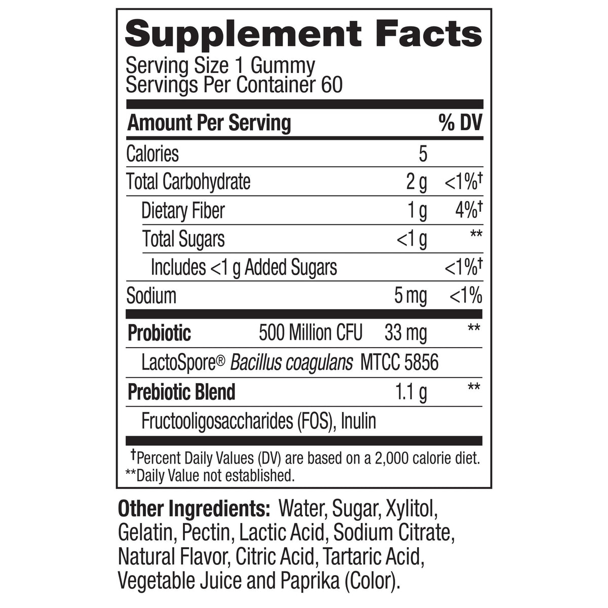 Probiotic + Prebiotic