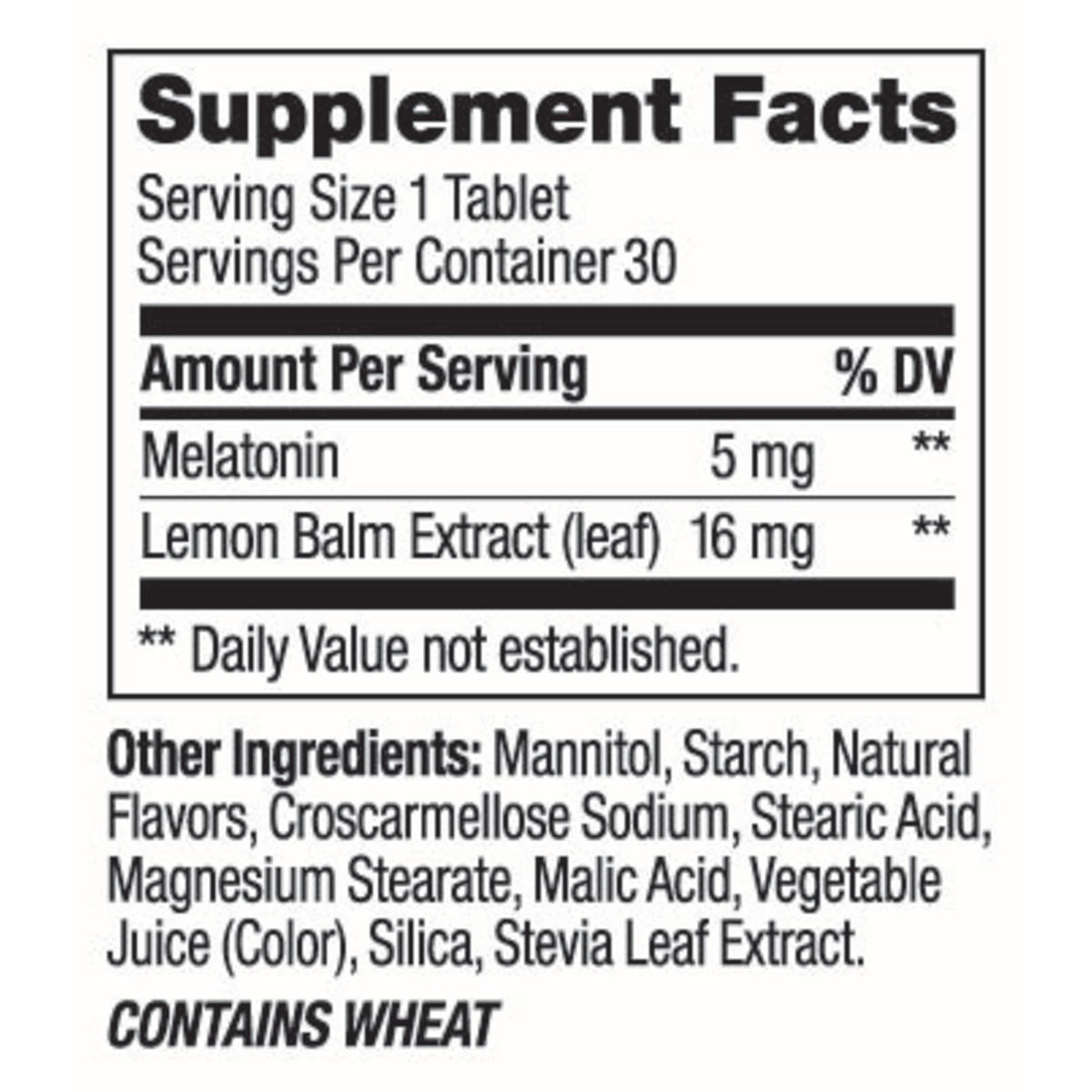 Fast Dissolves Extra Strength Sleep