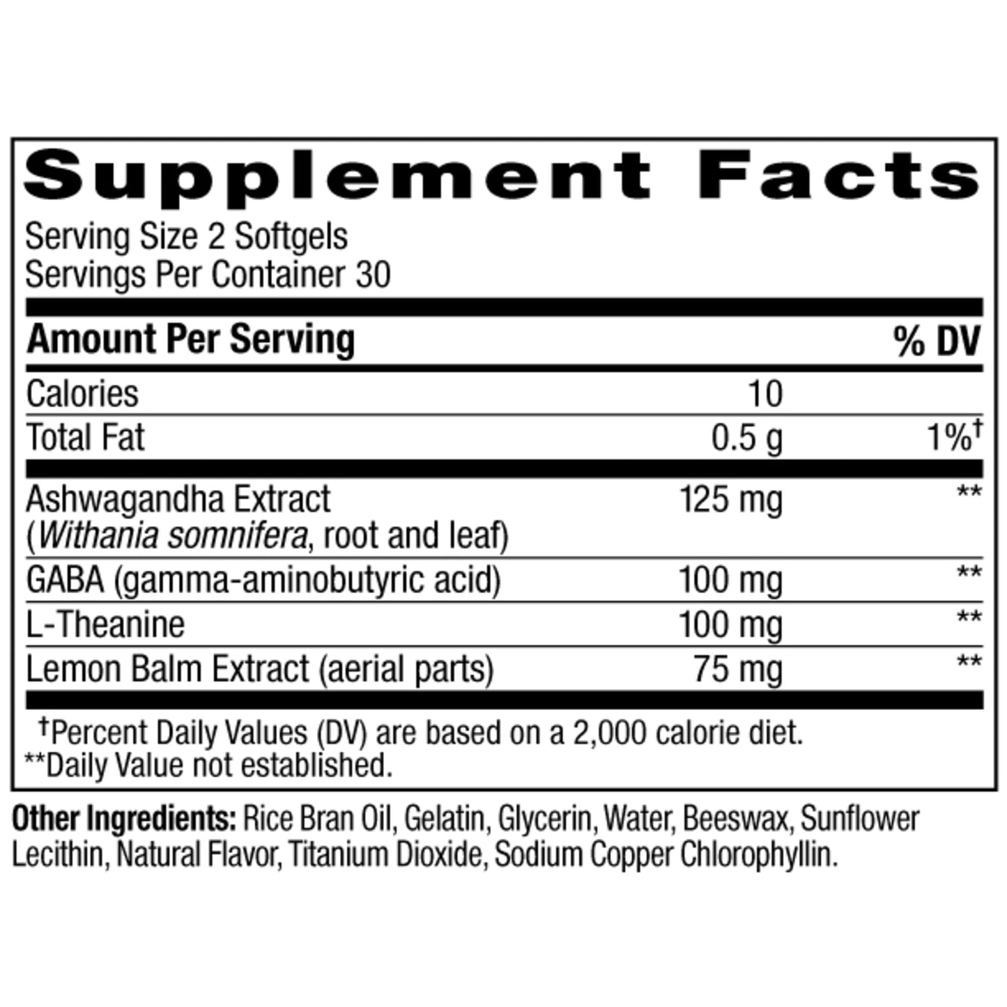 Ultra Strength Goodbye Stress Softgels