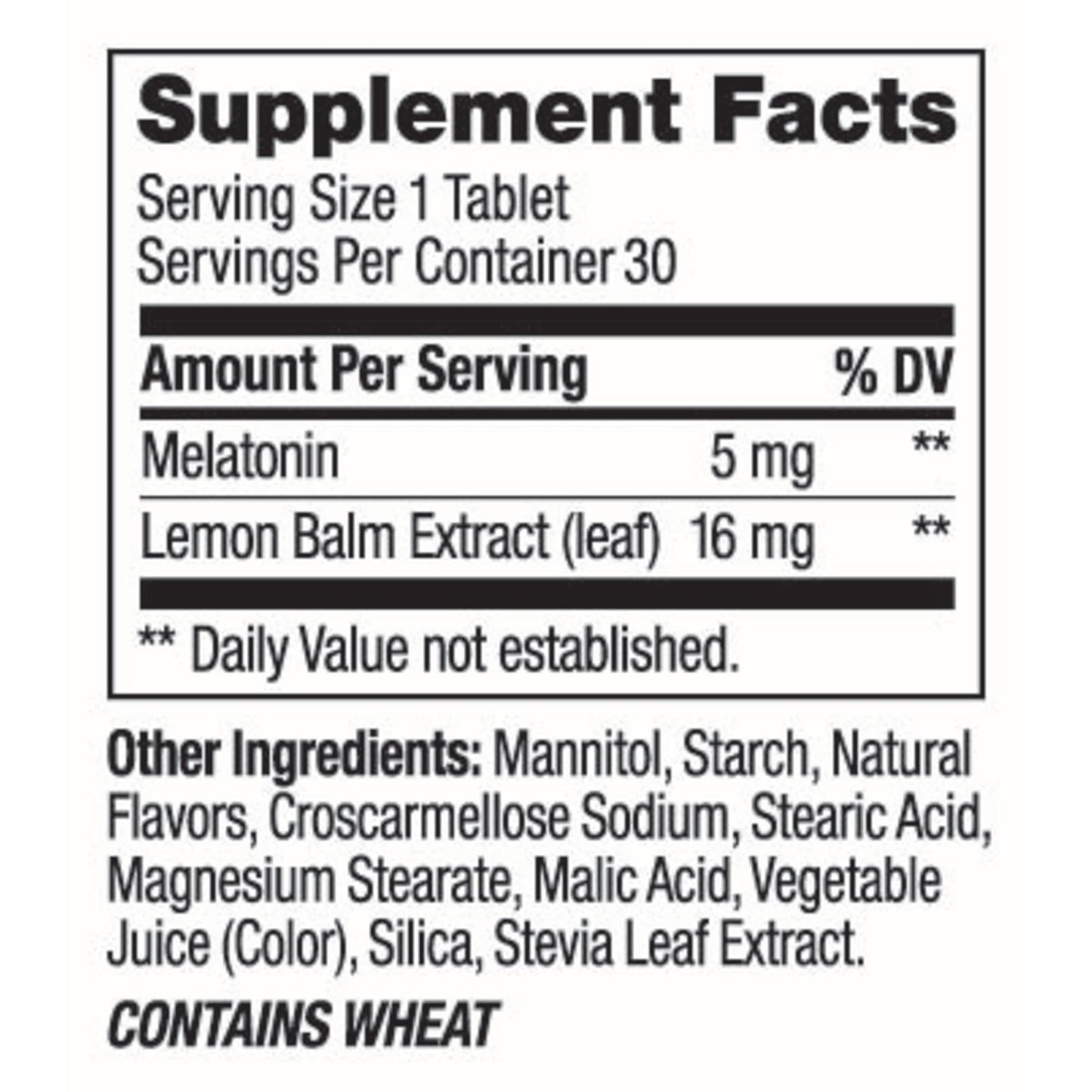 Fast Dissolves Extra Strength Sleep