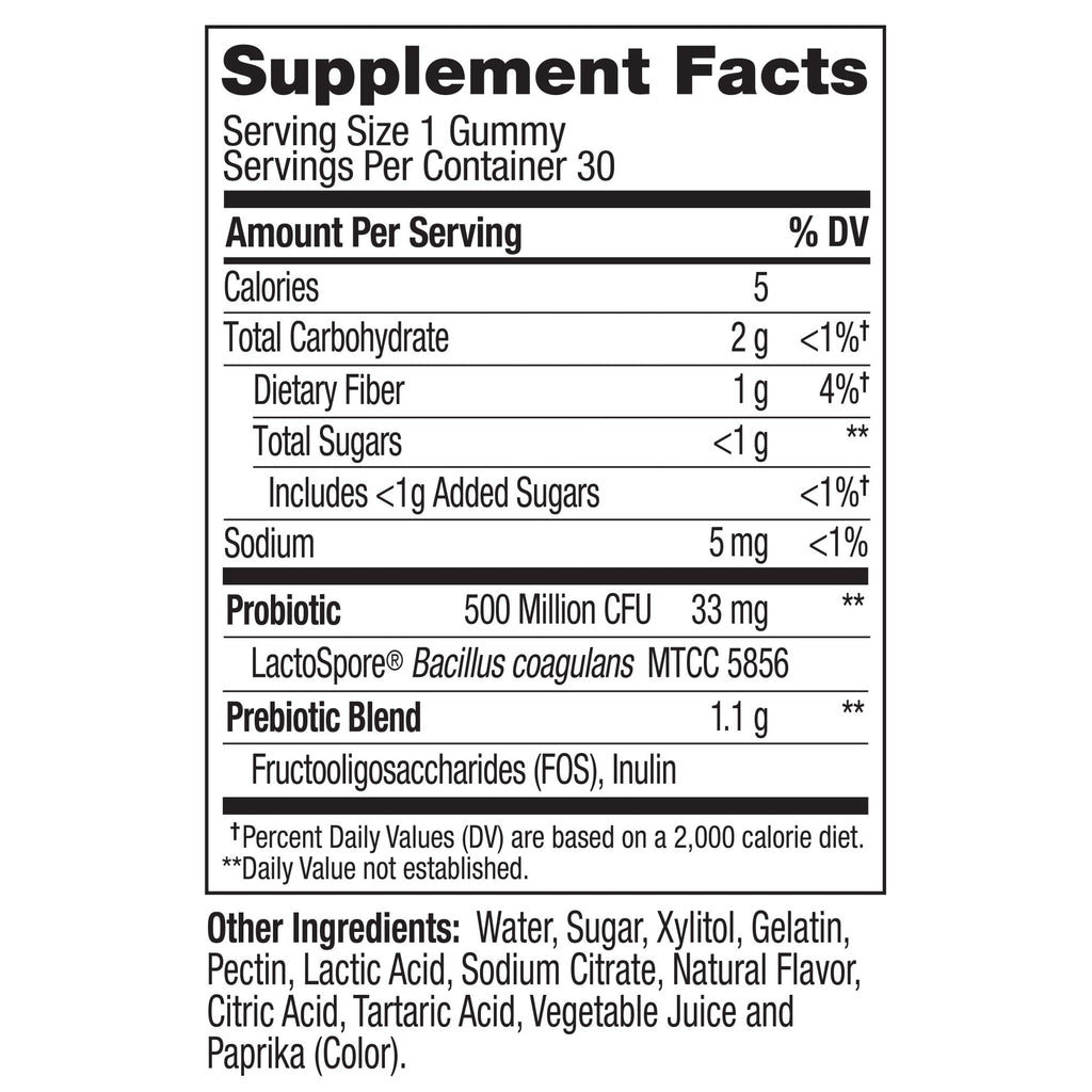 Probiotic + Prebiotic