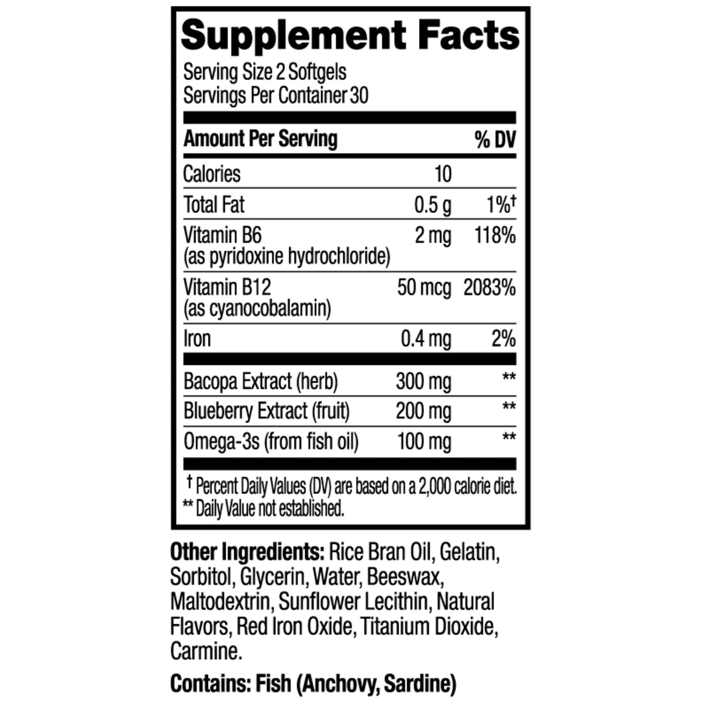 Ultra Strength Brain Softgels