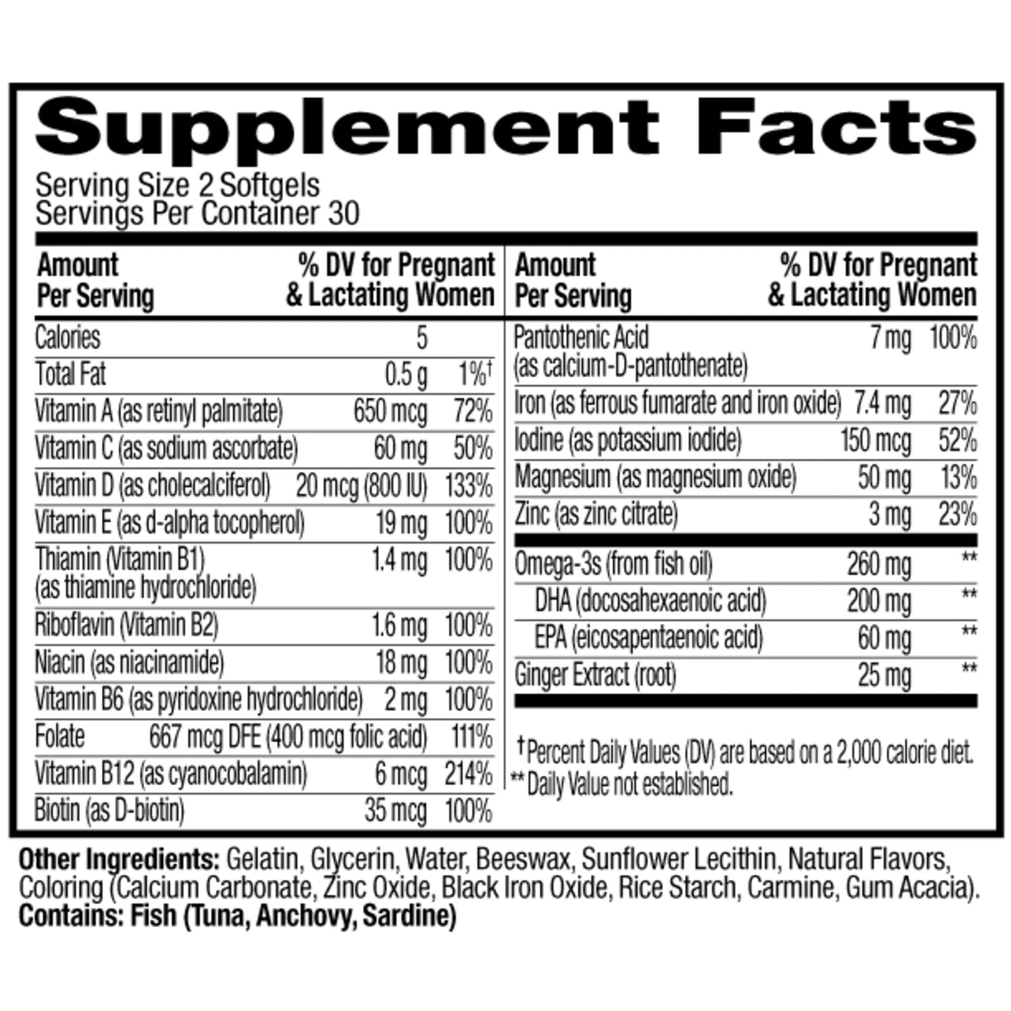 Ultra Strength Prenatal Softgels