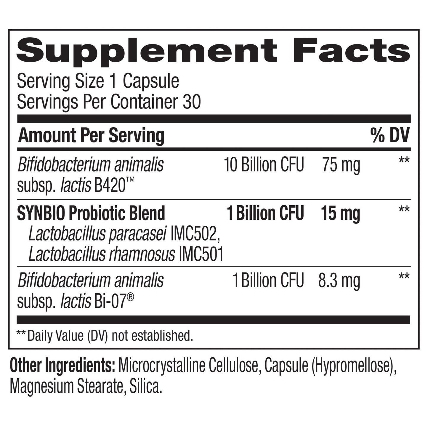 Precise Probiotics Metabolism