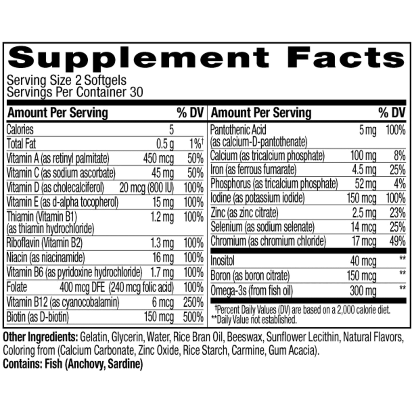 Ultra Strength Women's Multi & Omega-3 Softgels